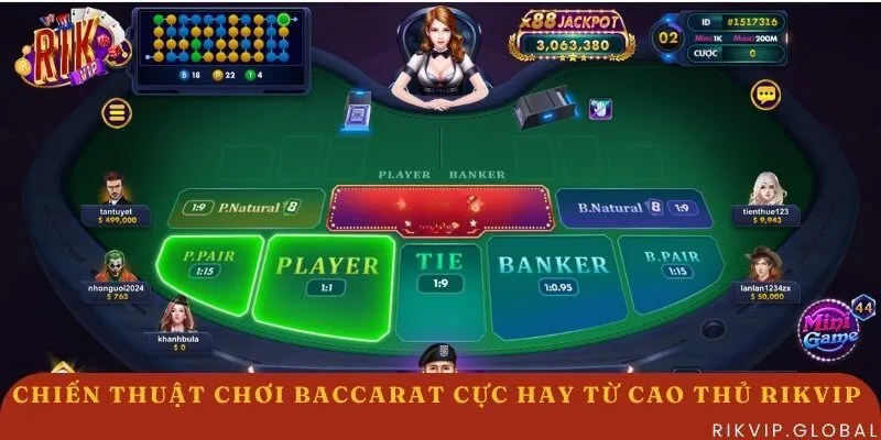 Chơi Baccarat tại Rikvip với tâm lý ổn định