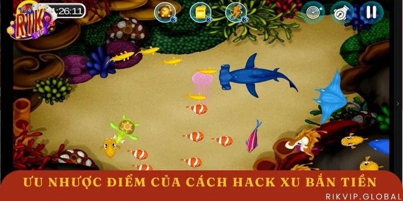 Ưu nhược điểm khi tìm cách hack xu bắn tiền
